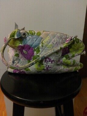 Vera Bradley Quilted Handbag (Watercolor Floral) - Retired Print